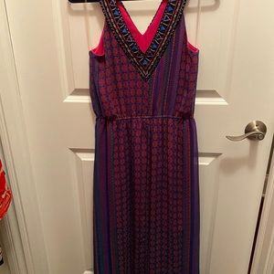 Colorful maxi dress